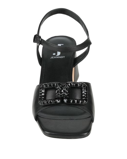 Jeannot Black Sandals