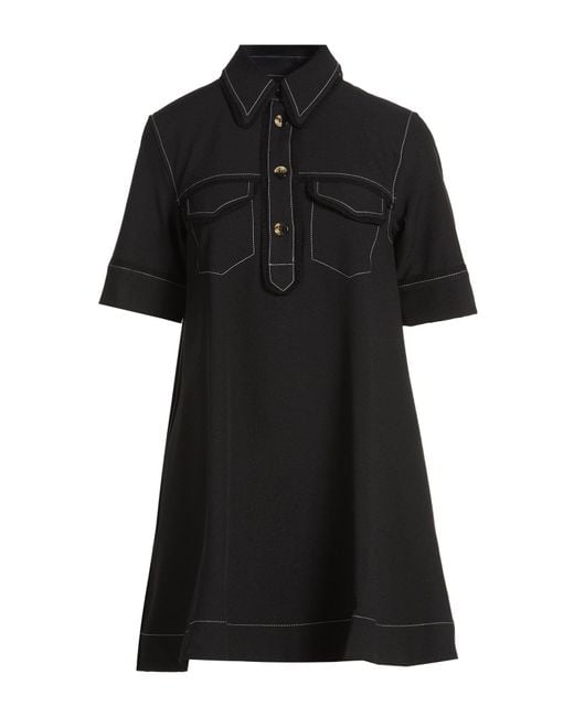 Ganni Black Mini Dresses