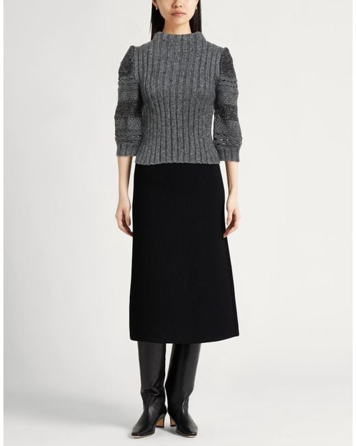 Alberta Ferretti Gray Turtleneck