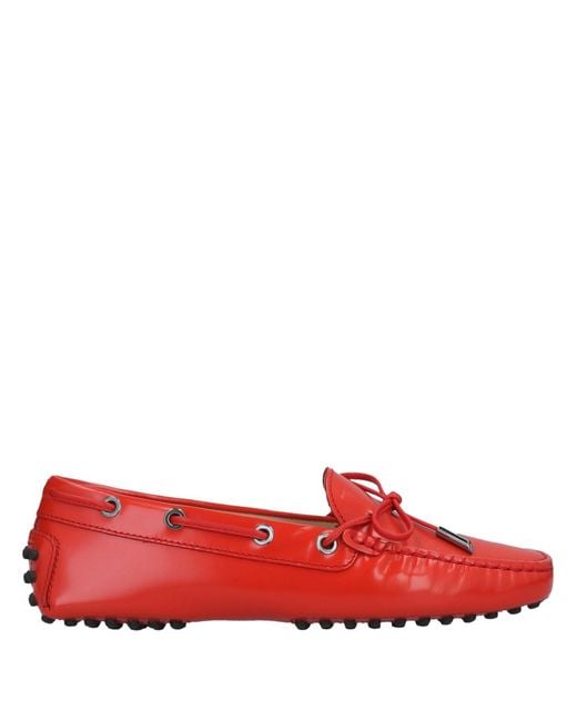 Tod's Red Loafer