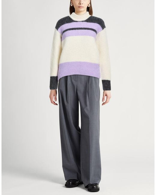 Herno Purple Rollkragenpullover