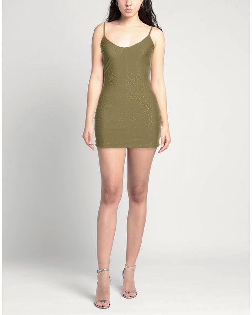 No Secrets Green Mini Dresses