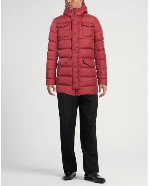 Herno Red Puffer for men