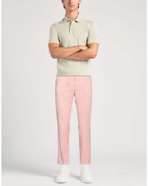 SELECTED Pink Pants Recycled Polyester, Viscose, Elastane for men
