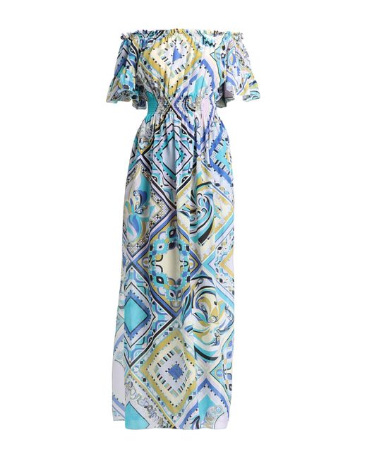 Emilio Pucci Blue Maxi Dress