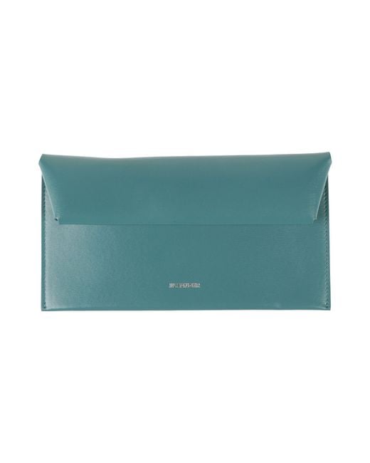 Jil Sander Green Wallet Leather
