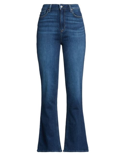 PAIGE Blue Jeans Cotton, Polyester, Elastane