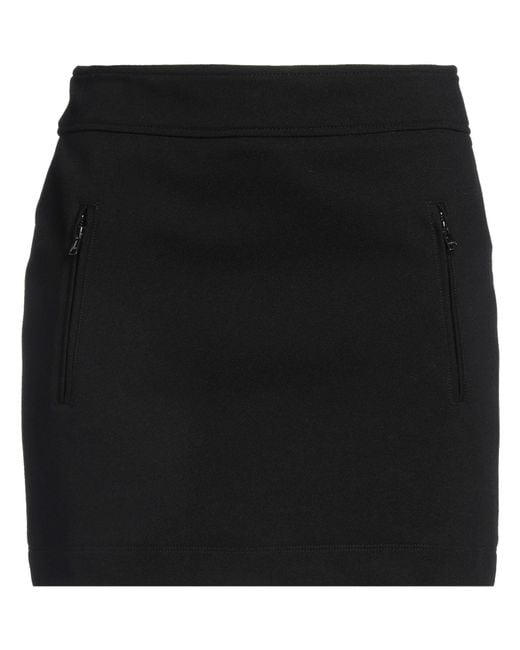 Max Mara Black Mini Skirt Polyamide, Elastane