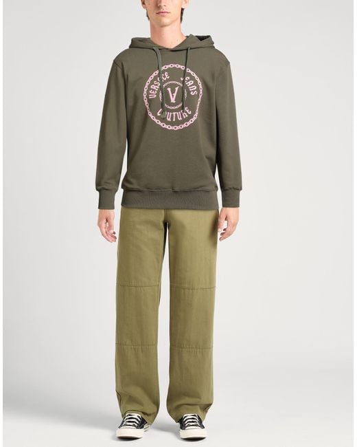 Versace Jeans Couture Green Sweatshirt for men