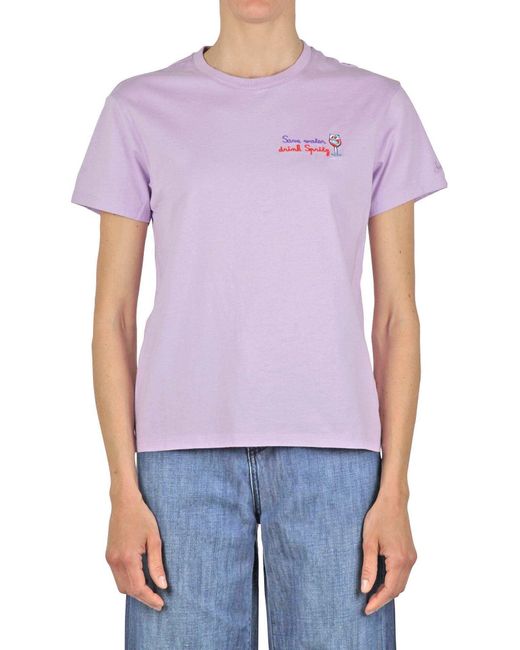 Mc2 Saint Barth Purple T-shirts