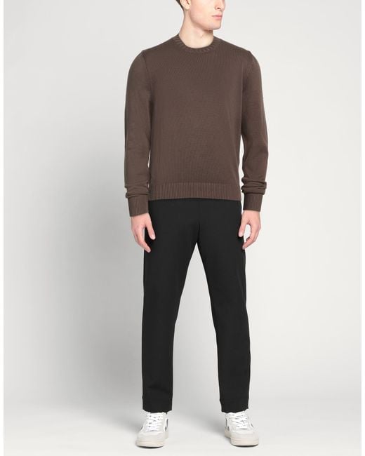 La Fileria Brown Sweaters for men