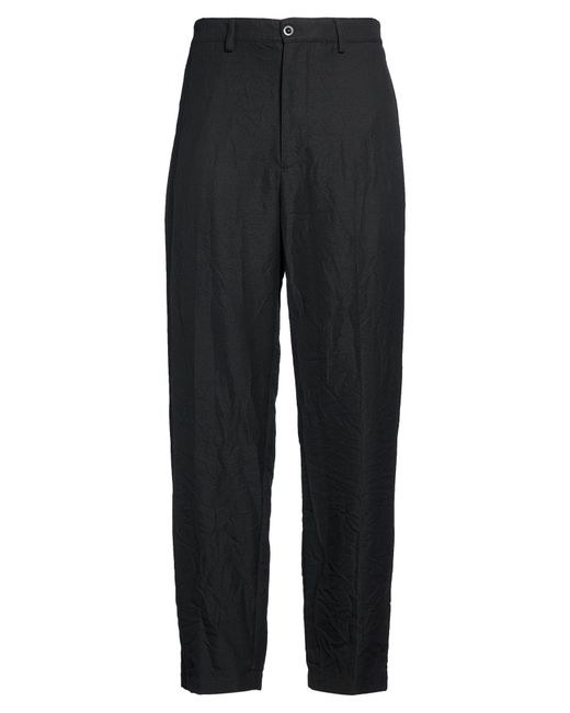 Department 5 Black Pants Polyester, Viscose, Nylon for men