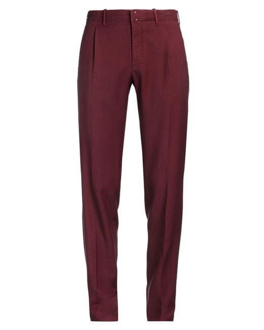 Incotex Red Trouser for men