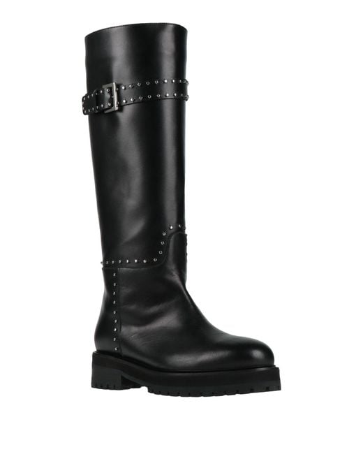 Dondup Black Boot Leather