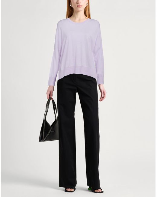 Gran Sasso Purple Lilac Sweater Virgin Wool
