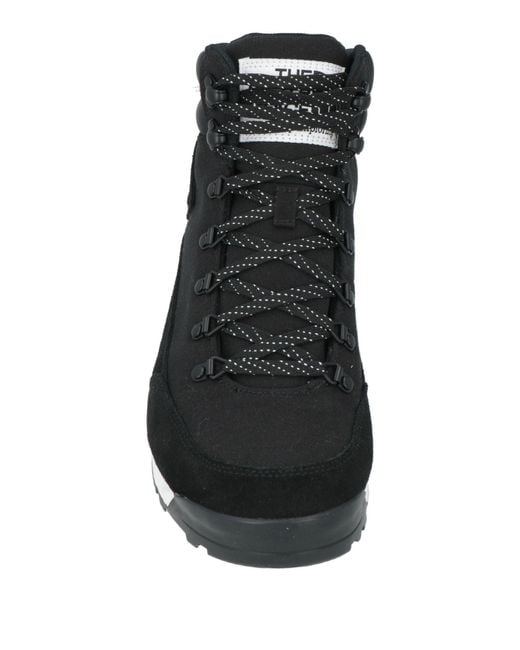 The North Face Black Ankle Boots Leather, Textile Fibers for men