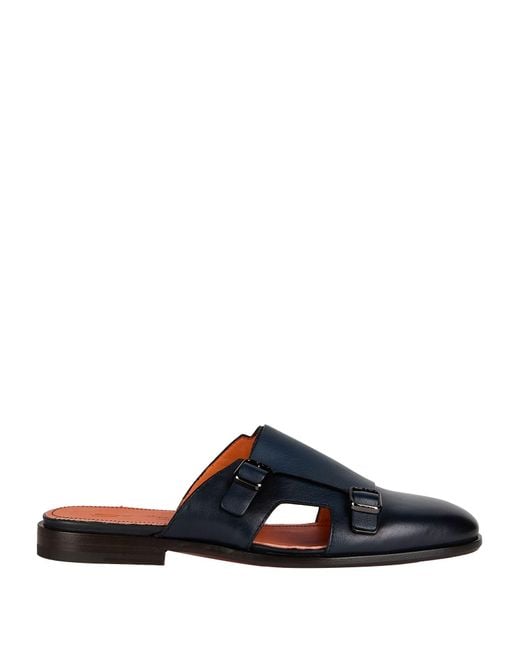 Santoni Blue Mules & Clogs for men