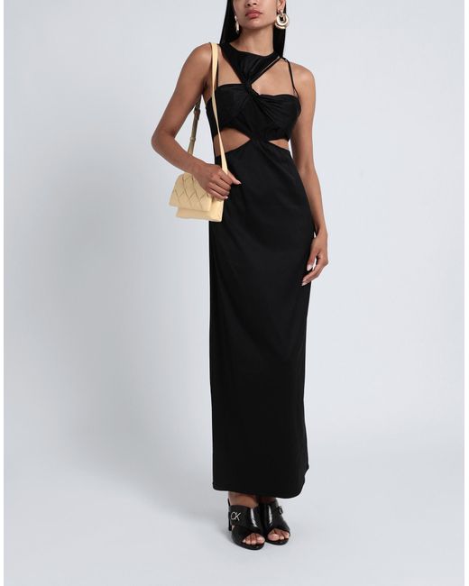 Calvin Klein Black Maxi-Kleid