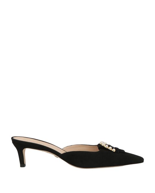 Stuart Weitzman Black Mules & Clogs