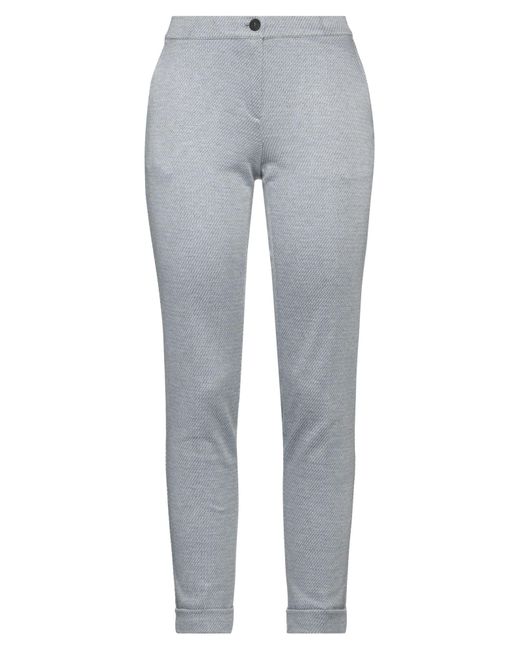 Diana Gallesi Gray Pants Polyester, Viscose, Polyamide, Elastane
