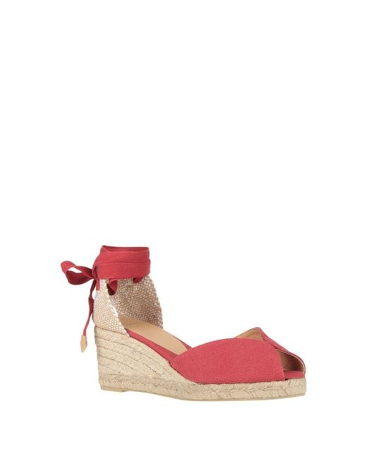 Castaner Red Espadrilles
