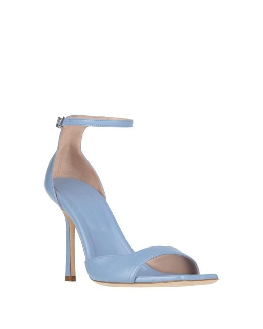 Sergio Levantesi Blue Sandals Leather