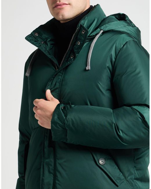 Herno Green Puffer Polyamide for men