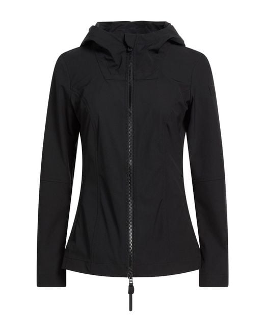 Peuterey Black Jacket Polyester, Elastane