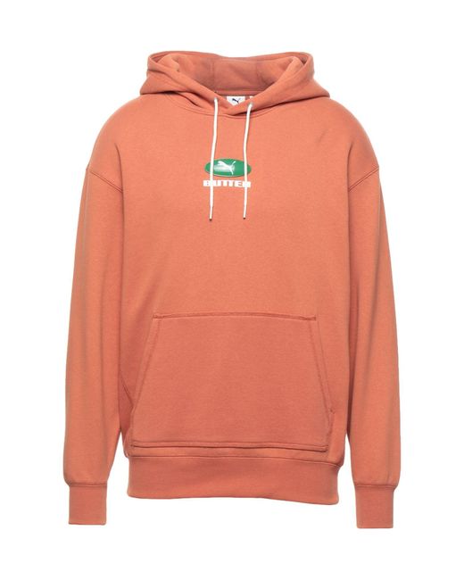 Puma orange sweatshirt on sale