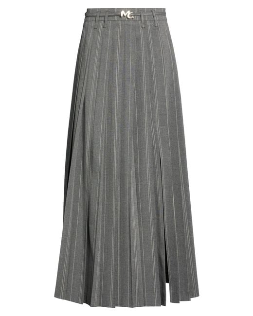 Manila Grace Gray Maxi Skirt
