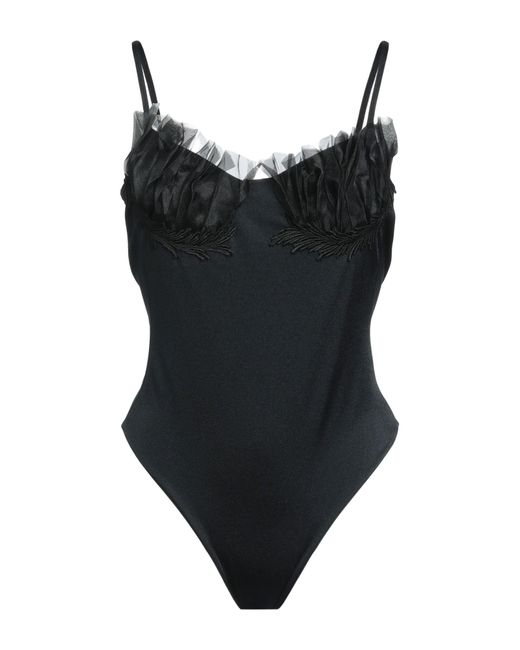 CLARA AESTAS Black One-piece Swimsuit