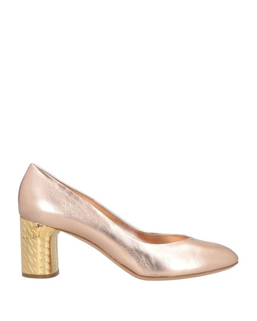 Casadei Natural Pumps Leather