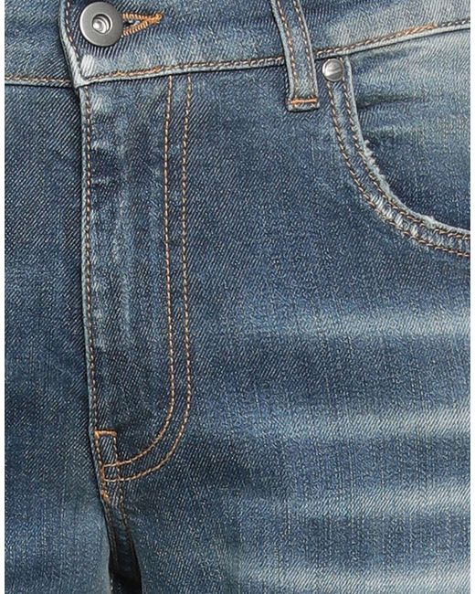 B-used Blue Jeans Cotton, Elastane for men