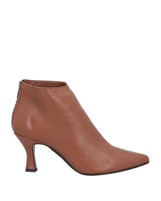 Joy Wendel Brown Ankle Boots