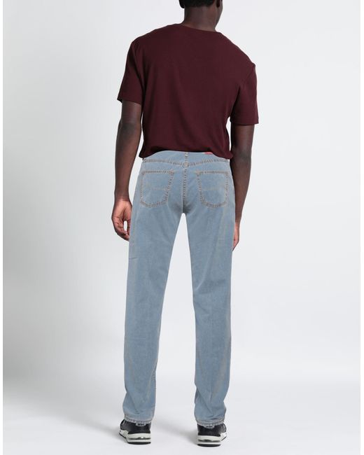 Jacob Coh?n Blue Slate Jeans Cotton for men