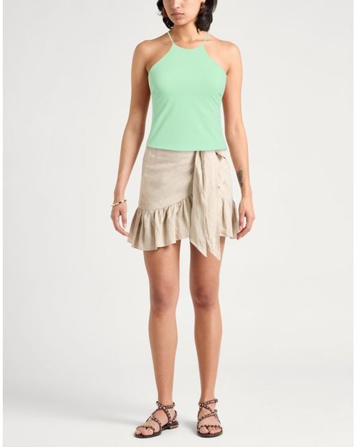 Patrizia Pepe Green Light Top Polyamide, Elastane