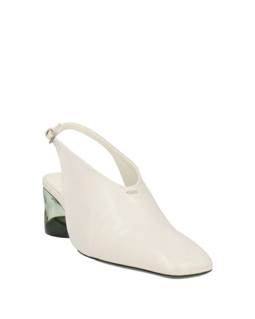 Jil Sander White Pumps