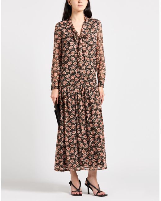 Liu Jo Brown Maxi-Kleid