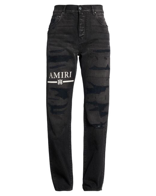 Amiri Black Jeans Cotton for men