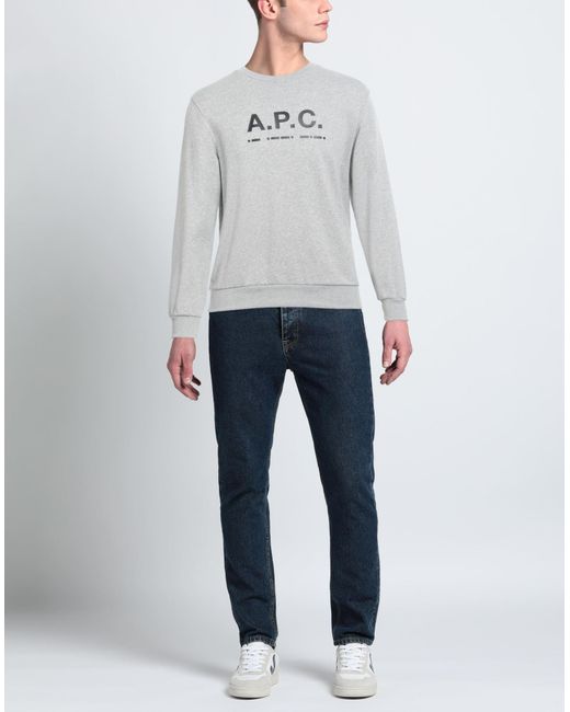 A.P.C. Gray Sweatshirt for men