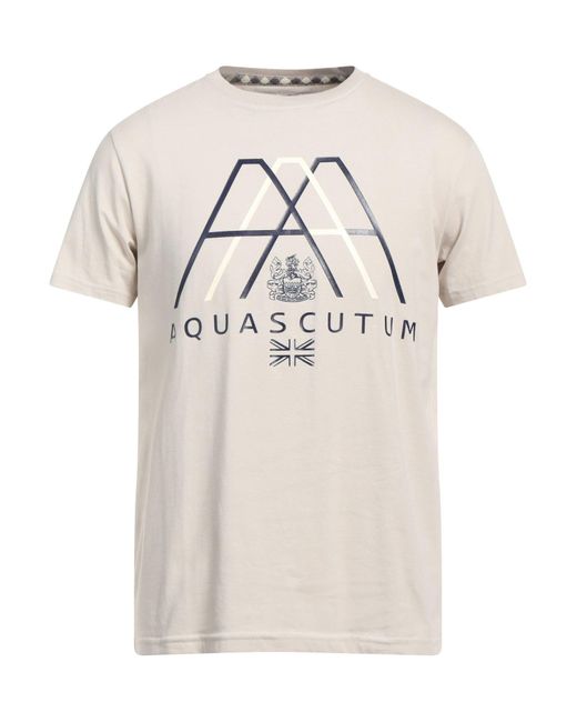 Aquascutum Natural T-shirt for men