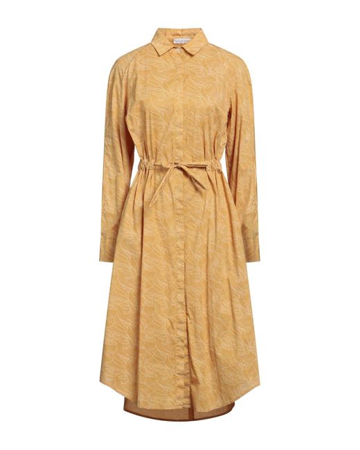 SKILLS & GENES Natural Midi Dress Cotton, Elastane