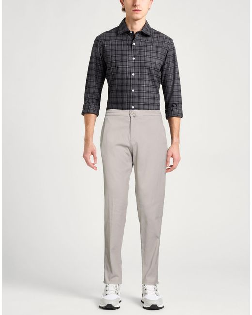 Kiton Gray Pants Cotton, Cashmere, Elastane for men