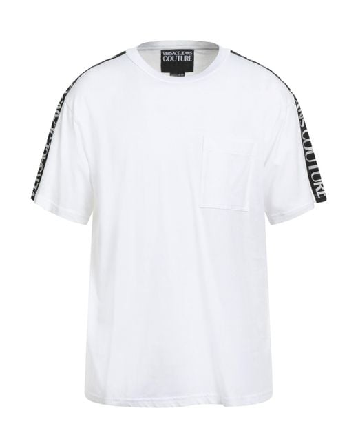 Versace Jeans Couture White T-Shirt Cotton for men