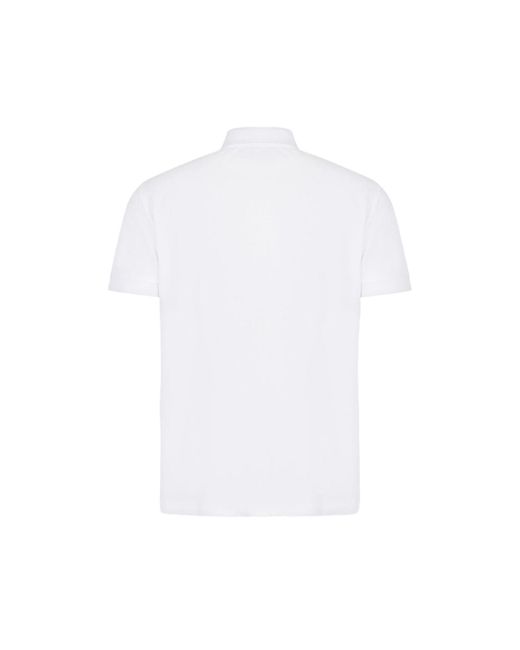 EA7 Poloshirt in White für Herren