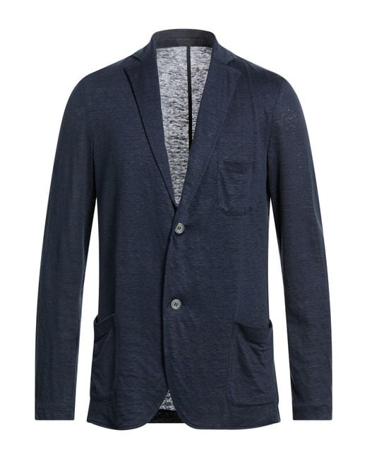 Gran Sasso Blue Blazers for men