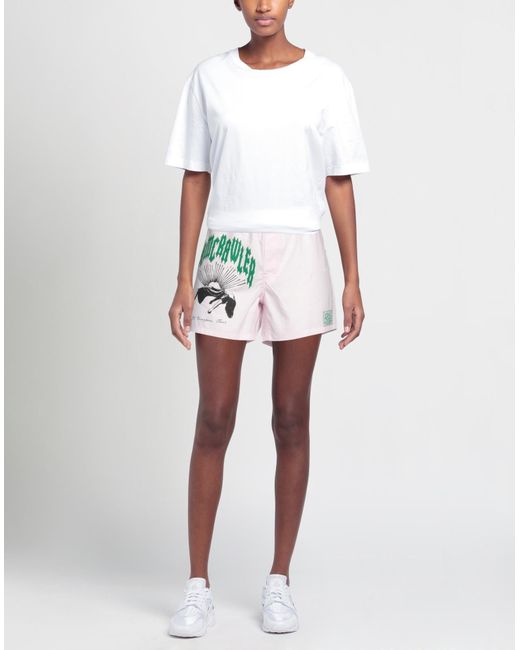 Raf Simons White Shorts & Bermuda Shorts