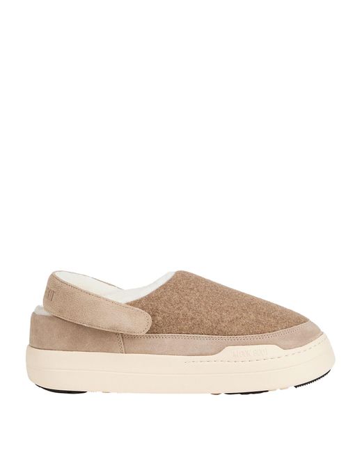 Mules & Zoccoli di Moon Boot in Natural da Uomo