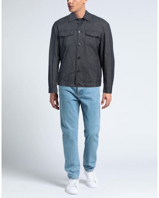 Montedoro Blue Denim Outerwear for men