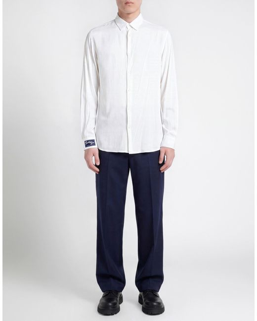 FAMILY FIRST White Shirt Viscose for men